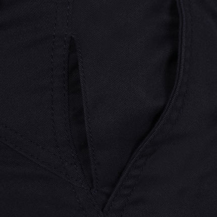 Eagle Leather Chino Mono-Layer Riding Pants in Blue, front pocket detail