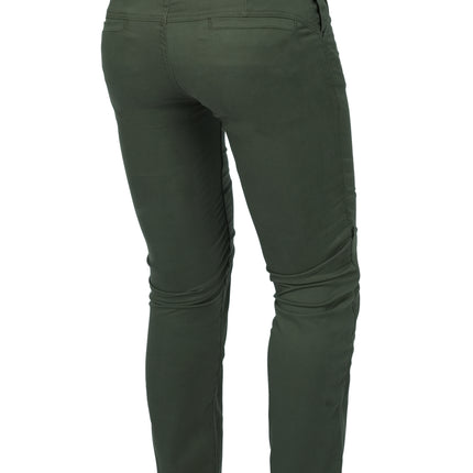 Eagle Leather Chino Mono-Layer Riding Pants in Khaki, rear view
