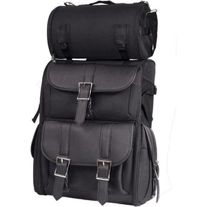 Big PVC MC Sissybar Bag Black: Features:

Dimensions: 15