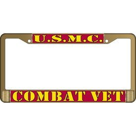 Eagle Emblems (Antiqued Brass) License Plate