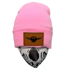 Eagle Leather Knit Beanie