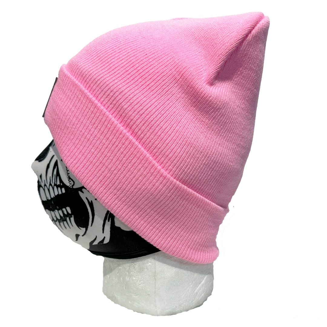 Eagle Leather Knit Beanie
