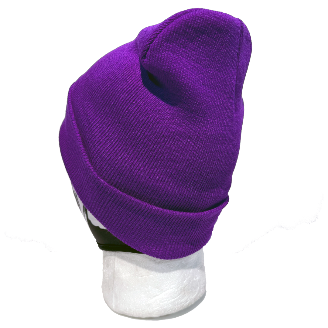 Eagle Leather Knit Beanie