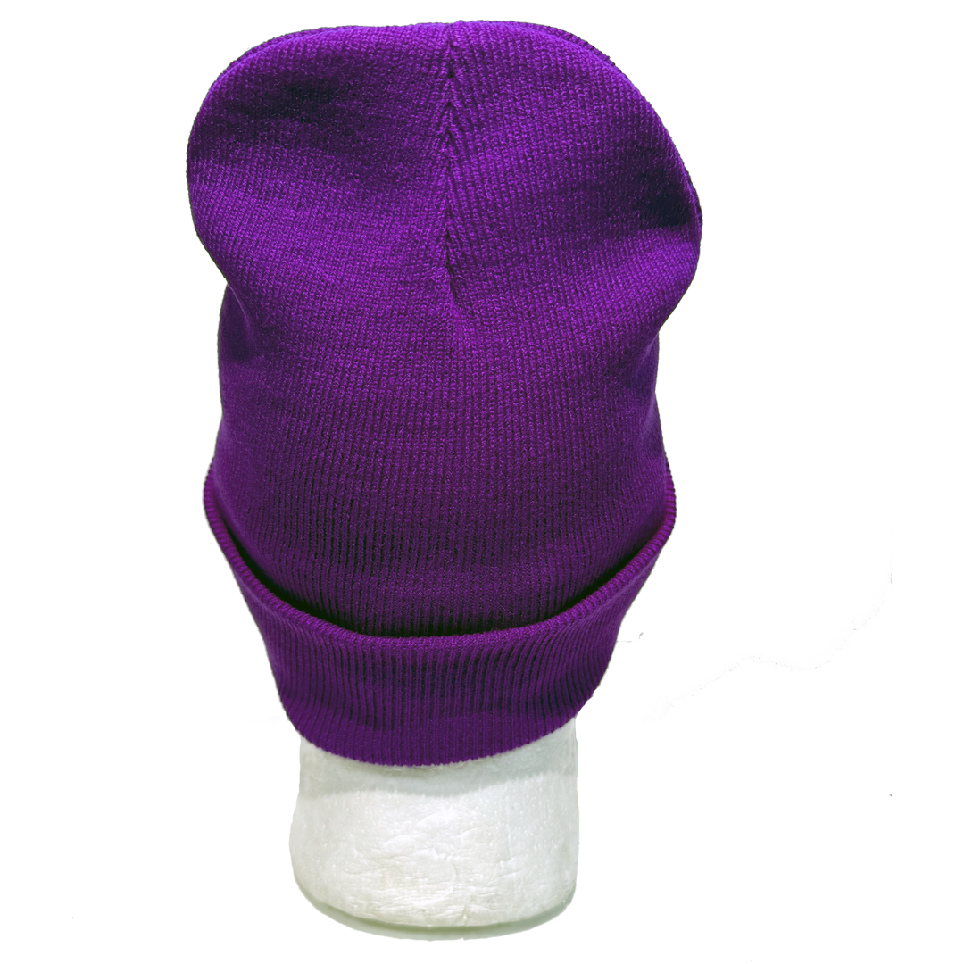 Eagle Leather Knit Beanie