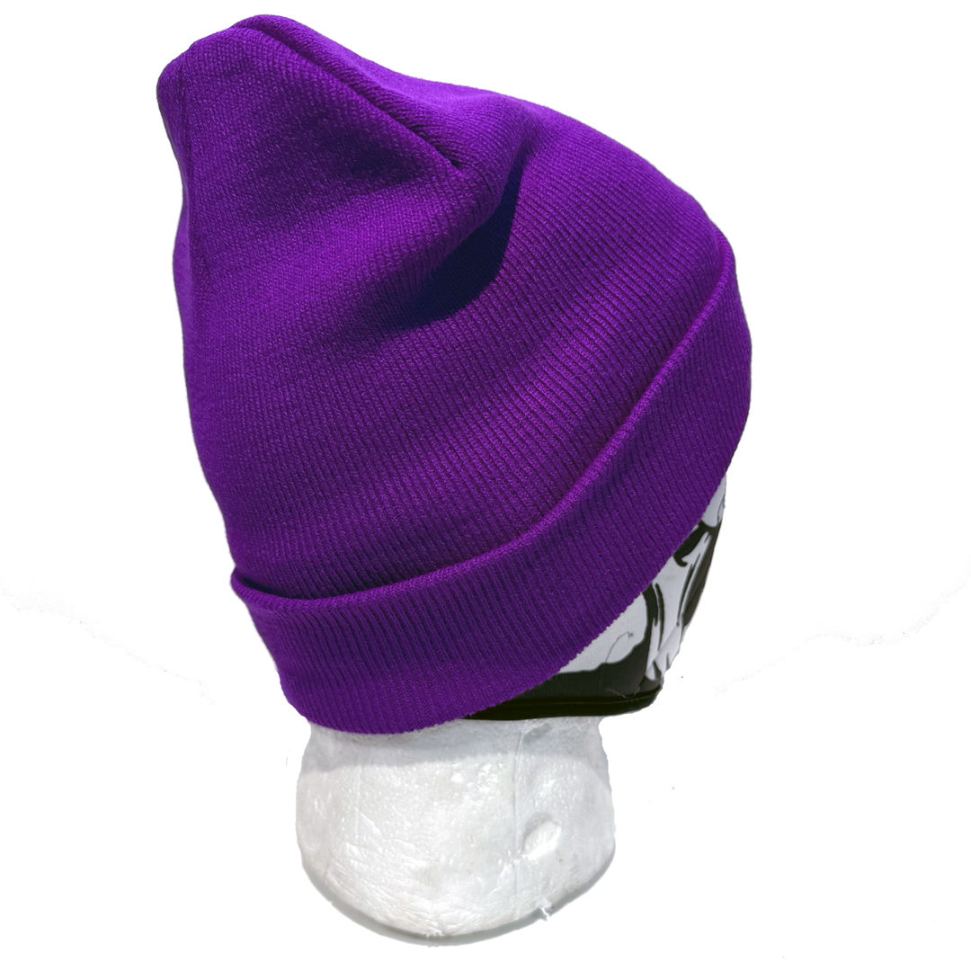 Eagle Leather Knit Beanie