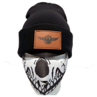 Eagle Leather Knit Beanie