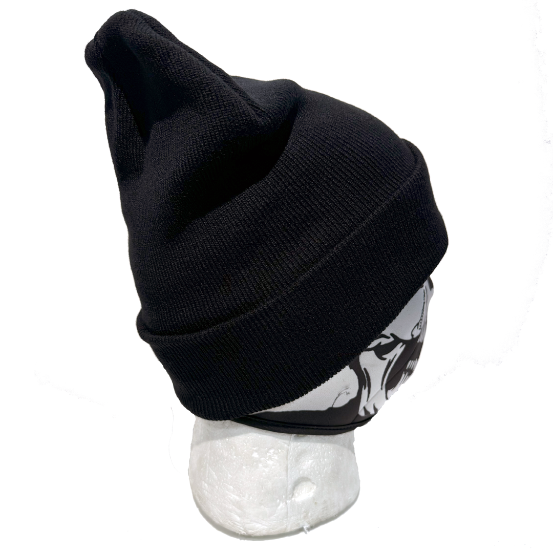 Eagle Leather Knit Beanie