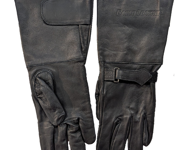 Gauntlet Unlined Cowhide Motorcycle Gloves – Eagle Leather