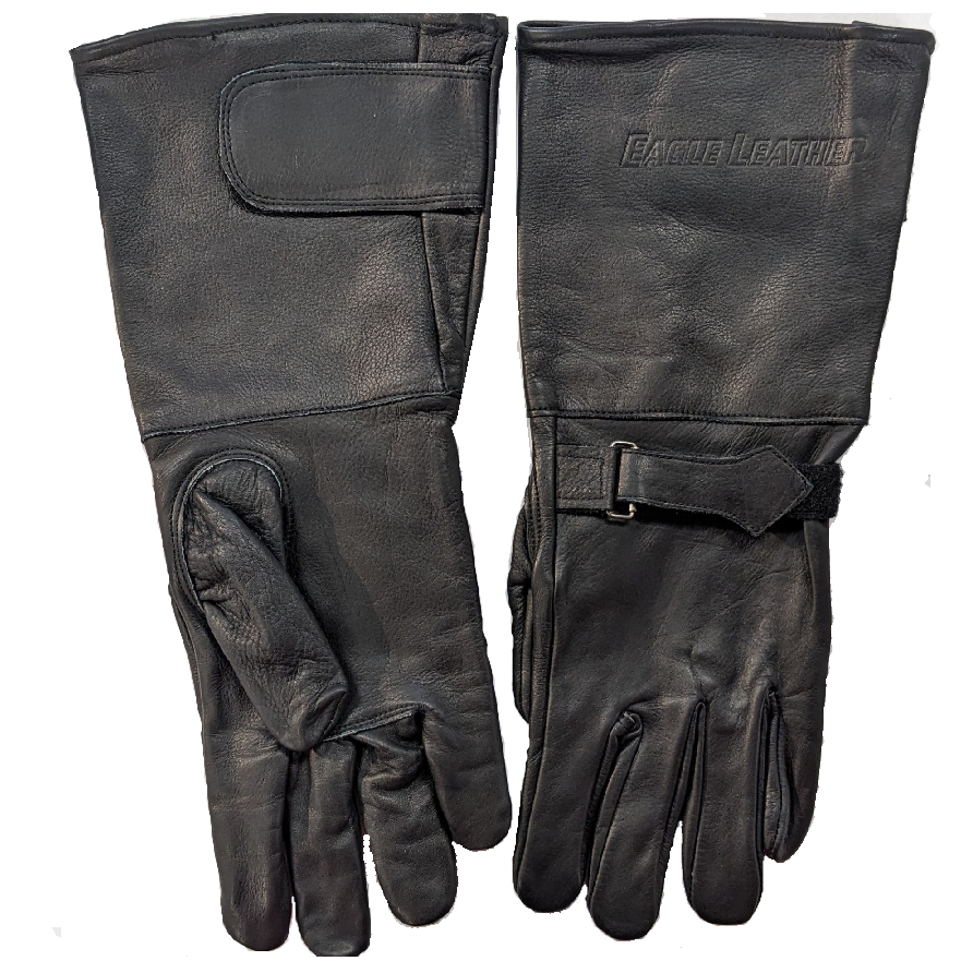Gauntlet Unlined Cowhide Motorcycle Gloves – Eagle Leather Gauntlet Unlined Cowhide Motorcycle Gloves – Eagle Leather
