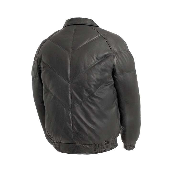 Inflator Lambskin Puffer Jacket: Description




Lightweight V Bomber Glover Lambskin Leather Pointed Collar
Stuffing:100% Go