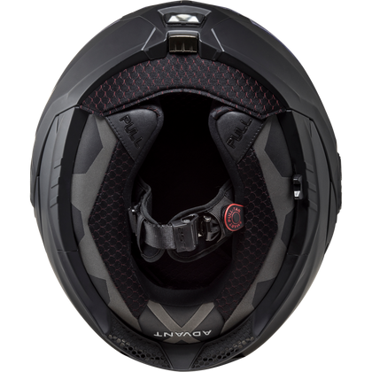 LS2 Advant X Solid modular helmet in matte black, view 16