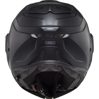 LS2 Advant X Solid modular helmet in matte black, view 18