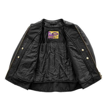 Competition Ladies Leather Jacket: The Competition is a perfect warmer-weather jacket - with plenty of vents