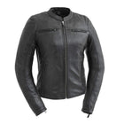 Ladies Supastar Leather Jacket: Description
Supastar - Women's Motorcycle Leather Jacket
Features:

Drum Dye Naked Cowhide Le