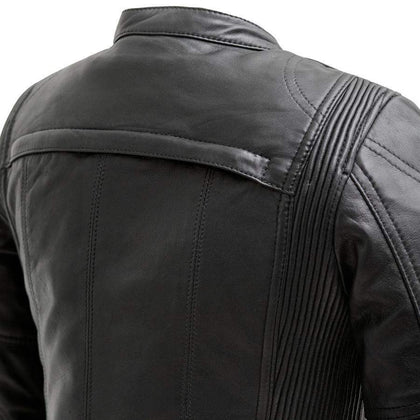 Ladies Supastar Leather Jacket: Description
Supastar - Women's Motorcycle Leather Jacket
Features:

Drum Dye Naked Cowhide Le