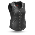 Ladies Empress Vest: The Empress is for those who want some serious style points - the rivets and corset back lining make thi