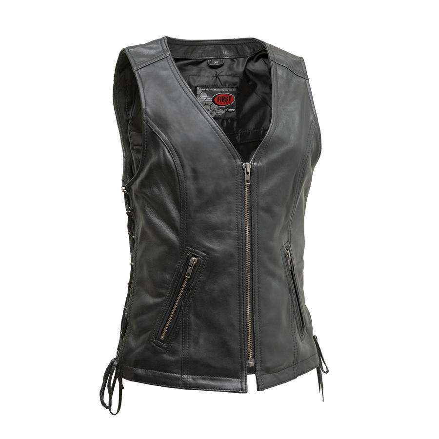 Cindy Women's Leather Vest