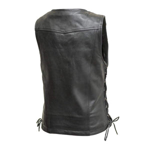 Cindy Women's Leather Vest: Eagle Leather Women's Cindy Leather Vest