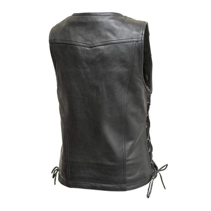 Cindy Women's Leather Vest: Eagle Leather Women's Cindy Leather Vest