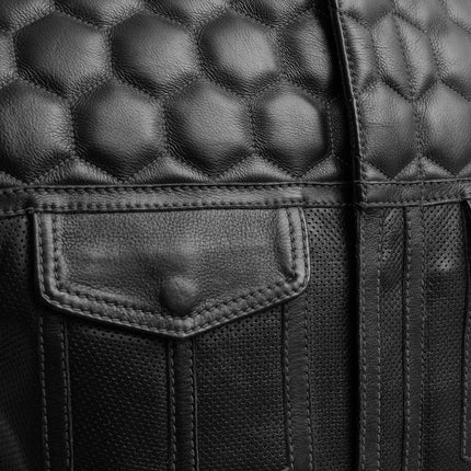 Leather Hornet Vest Perforated