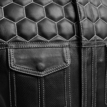 Leather Hornet Vest Perforated