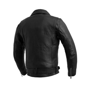 Men's Analine MC Jacket Black: Everyone loves a classic style motorcycle jacket! Channel your inner James Dean with this heav