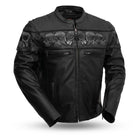 Men's Savage Skulls Jacket: Features:

Soft Milled Cowhide 1