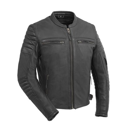 Commuter Motorcycle Jacket: The Commuter takes a simple leather jacket and adds some style