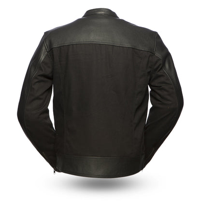 Men's Invader Jacket Black: Invader - Men's Motorcycle Leather/Textile Jacket
Features:

Premium cowhide upper and textile bo