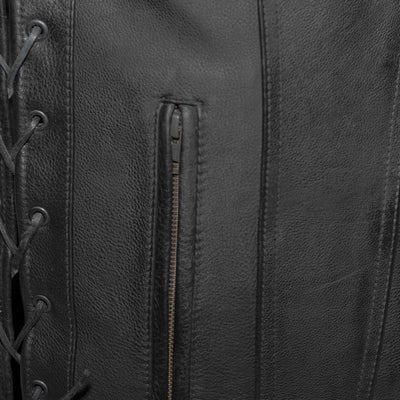 Men's Gambler Leather Vest