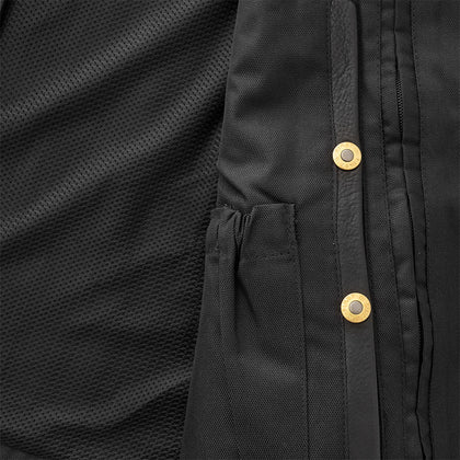 Deadwood Leather Vest: Deadwood Men's Motorcycle Western Style Leather Vest
PRODUCT OVERVIEW:
The Deadwood Leather Vest, from