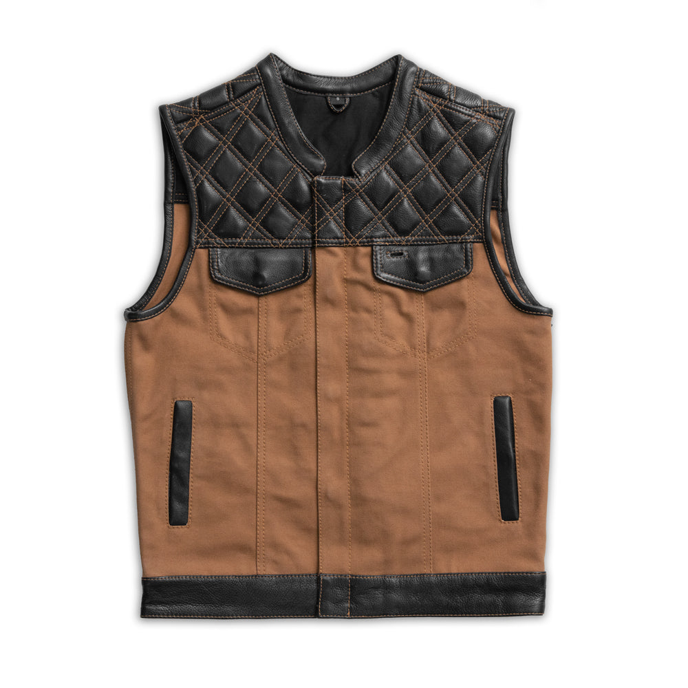Hunt Club Vest: The Hunt Club is one of our most popular club style vests, for good reason! With a 20oz canvas body and diamo
