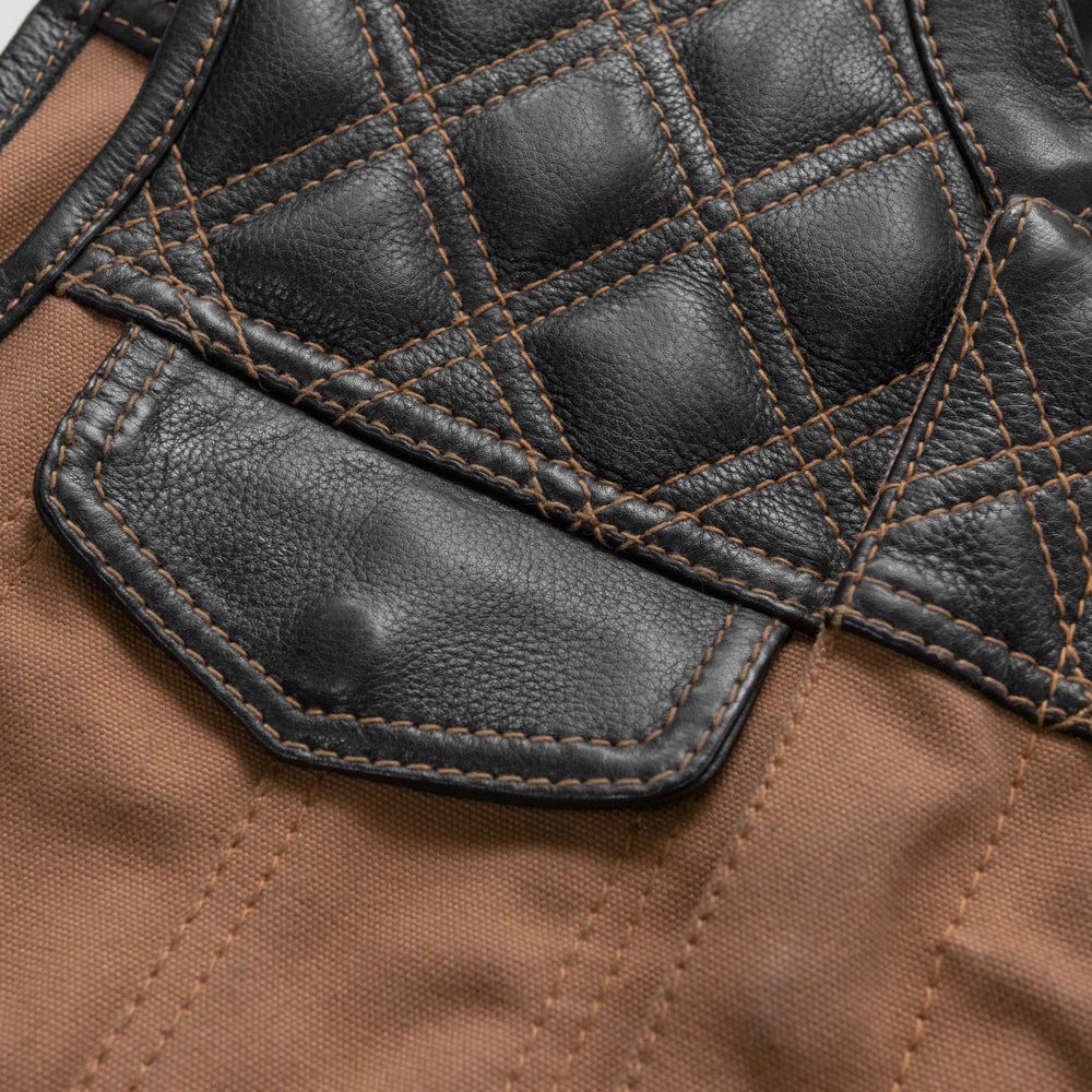 Hunt Club Vest: The Hunt Club is one of our most popular club style vests, for good reason! With a 20oz canvas body and diamo