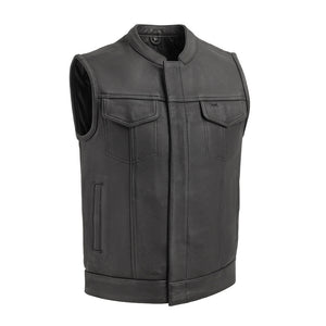 Eagle Hotshot CC Vest Tall: Take on the road with confidence in our Men's Hotshot Leather Vest