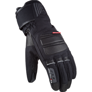 LS2 Frost Gloves: SPECIFICATIONSCONSTRUCTIONTextile » Goatskin Leather » Hipora® Waterproof Membrane » Thermal LiningFEATURES