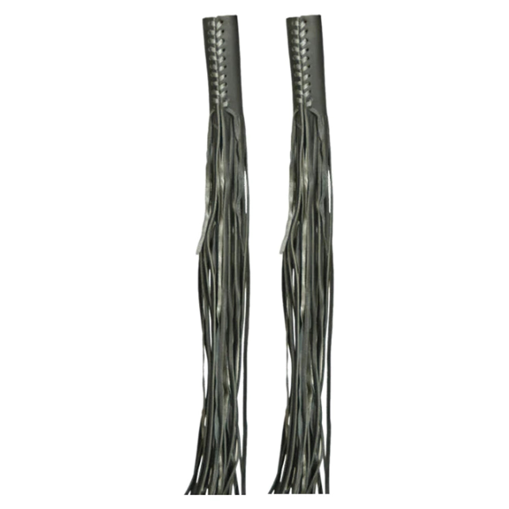 Fringe Cowhide Throttle Covers: BLACK THROTTLE COVER

Premium Leather Throttle Covers
With fringes
Ships as a pair
Cowhide Le