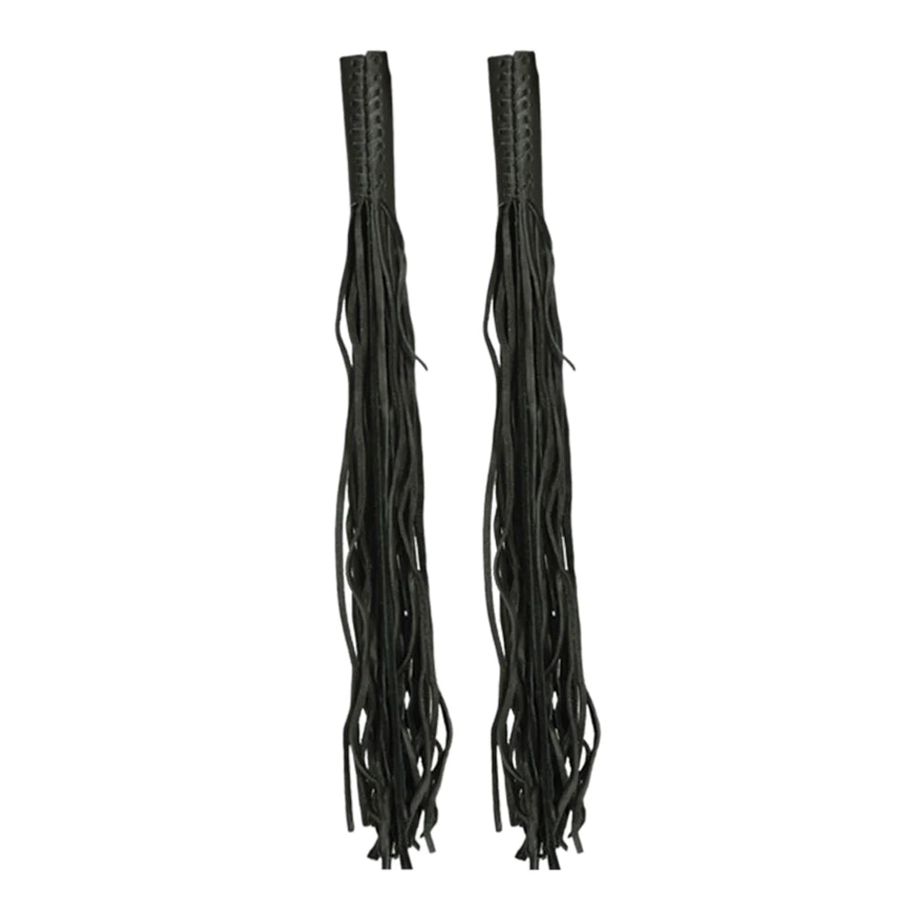 Fringe Cowhide Throttle Covers: BLACK THROTTLE COVER

Premium Leather Throttle Covers
With fringes
Ships as a pair
Cowhide Le