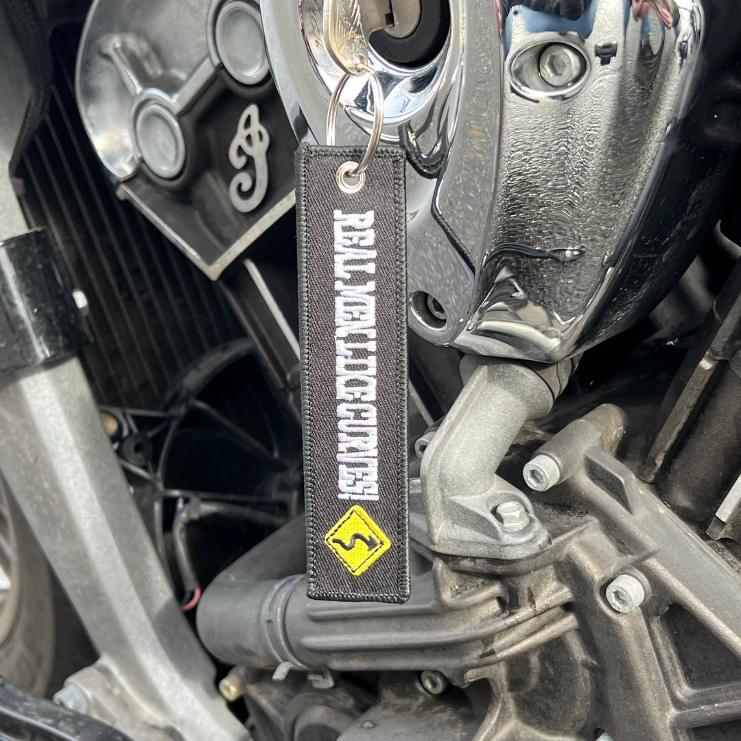 Motorcycle Key Chain - Real Men Like Curves