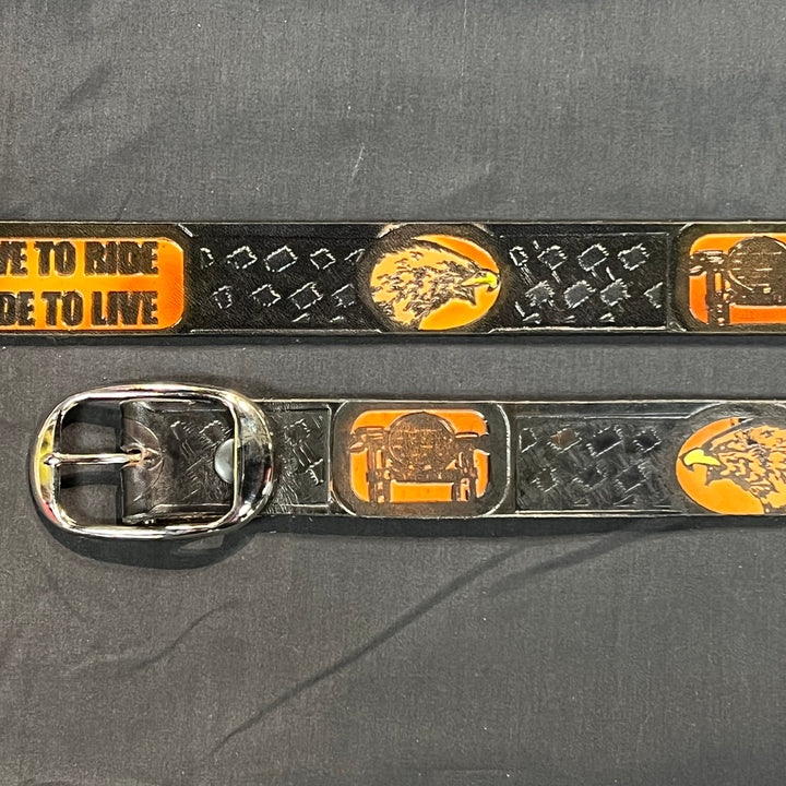 Belt Painted Live To Ride