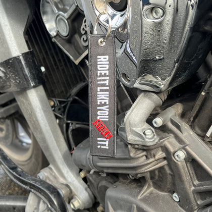 Motorcycle Key Chain - Ride It Like You Stole It: Dimensions: 4
