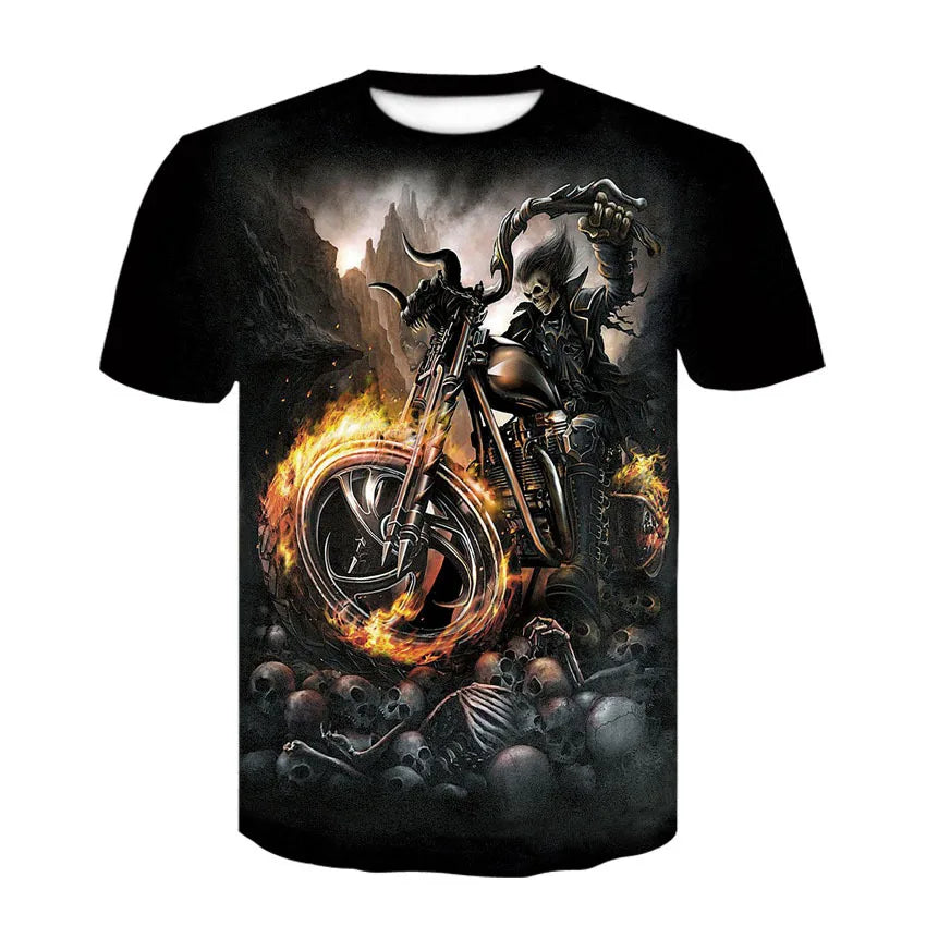 Skull Shirt - Hell Rider