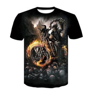 Skull Shirt - Hell Rider