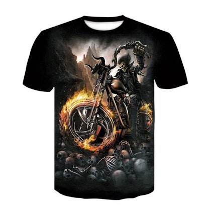 Skull Shirt - Hell Rider