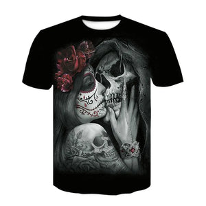 Skull Shirt - Kiss Of Death