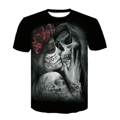 Skull Shirt - Kiss Of Death