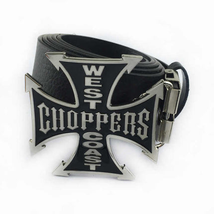 Belt Buckle - Choppers White