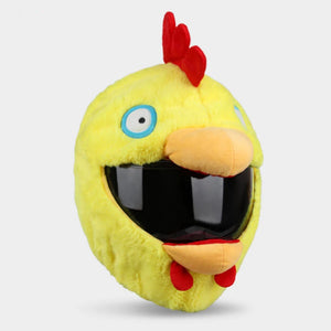 Helmet Cover - Pollo Loco: Unleash your inner confidence and spice up your ride with our Helmet Cover - Pollo Loco! Don't be 