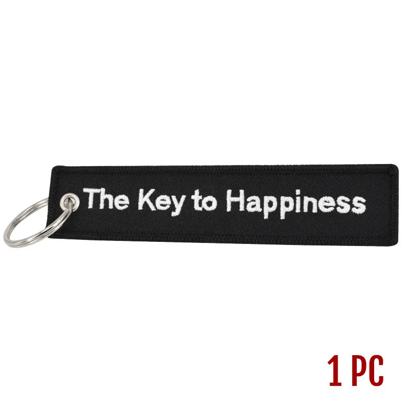 Motorcycle Key Chain - The Key To Happiness