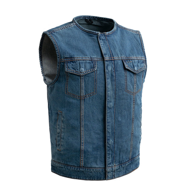 Men's No Limit Denim Vest