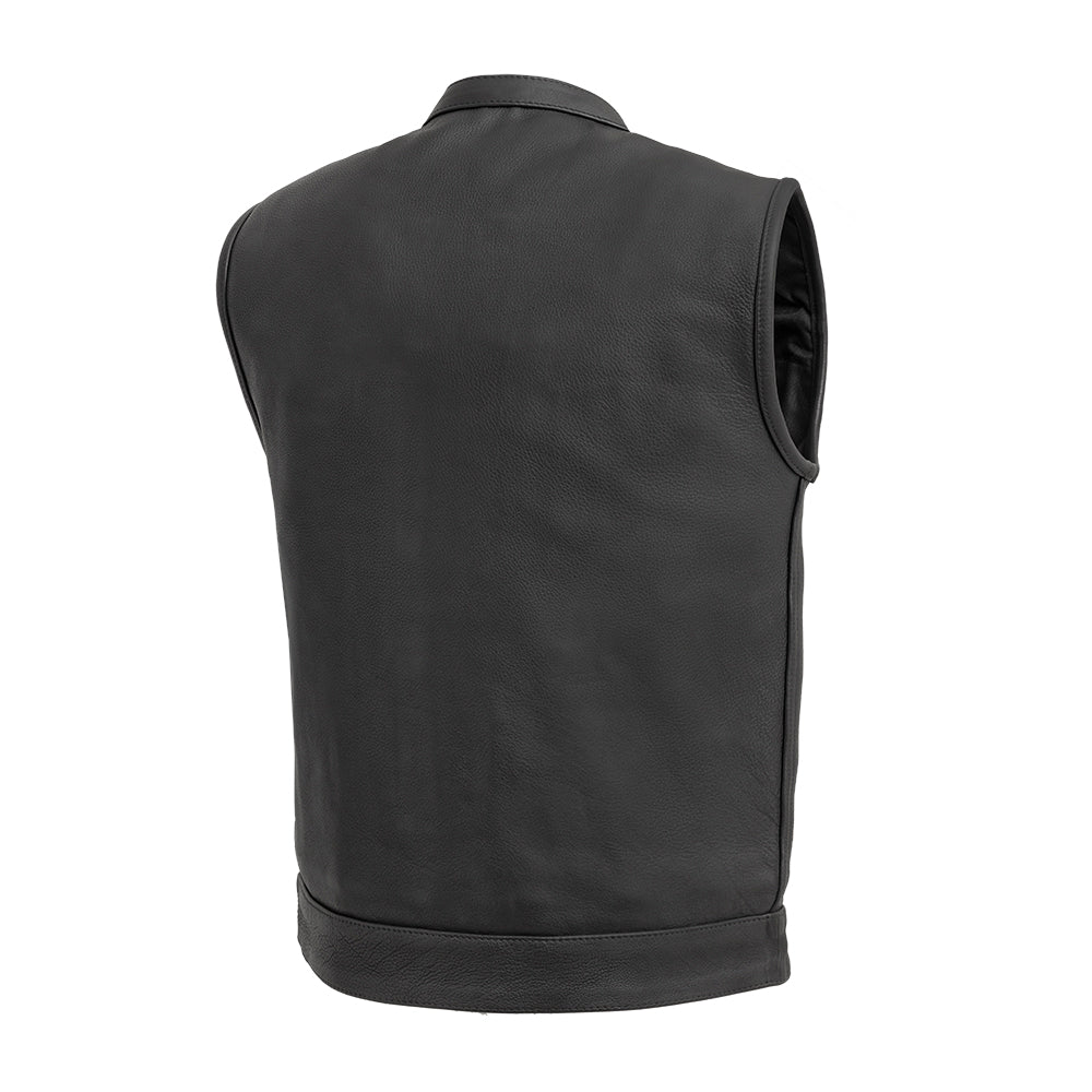 Eagle Hotshot CC Vest Tall: Take on the road with confidence in our Men's Hotshot Leather Vest